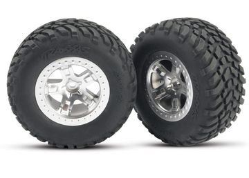 Tires & Wheels SCT/SCT Satin Chrome 2WD Fram (2)