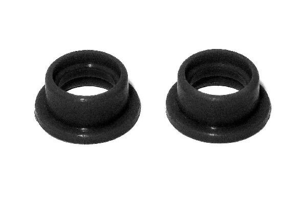 HPI HP105895 Shaped Exhaust Gasket (Black/2Pcs)