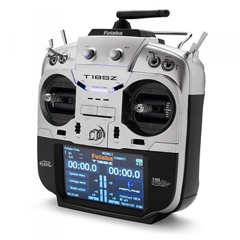 Futaba T18SZ Radio Mode-2, R7008SB, FASSTest
