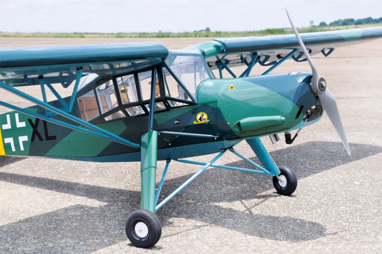 Black Horse 99-Fieseler Fi156C Storch Grön 2850mm 35cc Bensin ARTF - 6