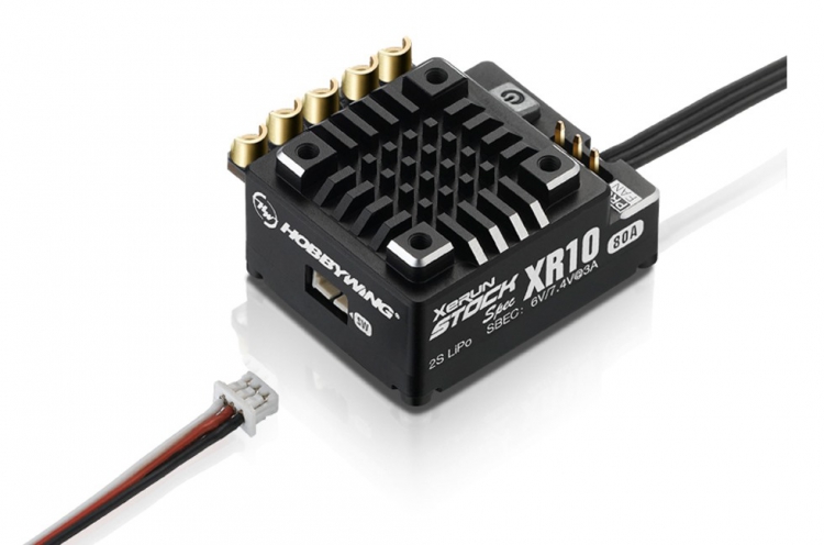 Hobbywing 30112401 XeRun XR10 Pro-Stock Spec V4 Svart Fartreglage - 4