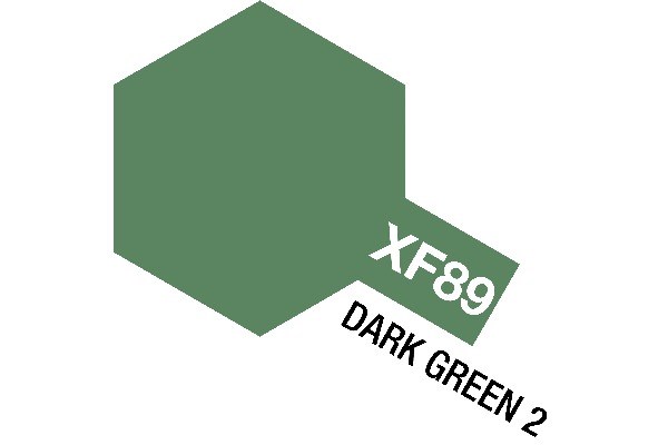 TAMIYA 81789 Acrylic Mini XF-89 Dark Green 2