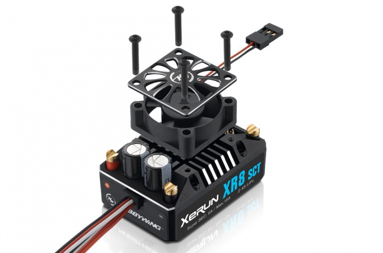 Hobbywing 30113301 XeRun XR8 SCT 140A Fartreglage - 5