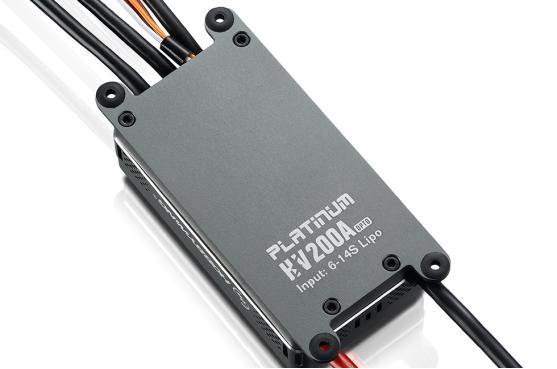 Hobbywing 30209102 Platinum 200A Fartreglage HV 6-14S OPTO V4.1 - 2