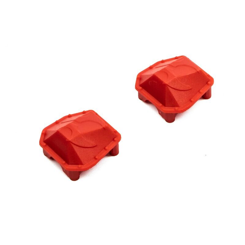 Axial AR45P AR45 Differential Covers, Black: SCX10 III