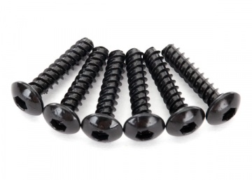 Traxxas 8299 Skruv 2,6x12mm Självgängande Kullrig Insex (6)