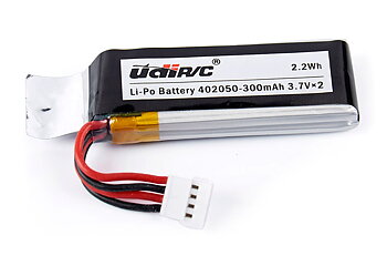 Li-Po Batteri 1S 3,7V 300mAh for U28