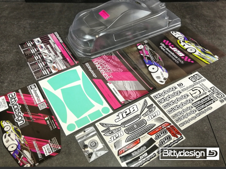 BITTYDESIGN JP8 Kaross TC 190mm Lättvikt - 2