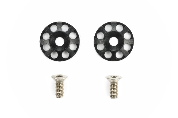 TAMIYA 54848 Aluminum Wing Washers (Black)