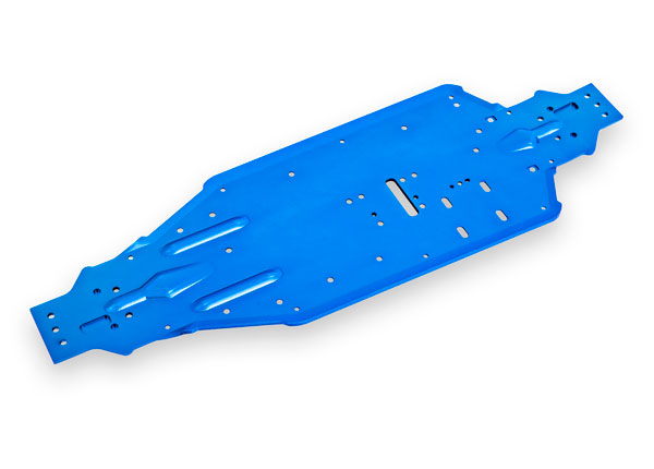 Traxxas 9522 Chassi Bottenplatta Alu (Blå-eloxerad) Sledge