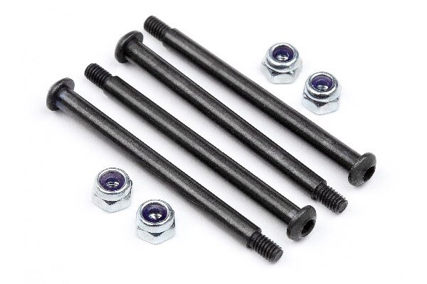 HPI HP106712 E-Clip Eliminator Suspension Shaft Set