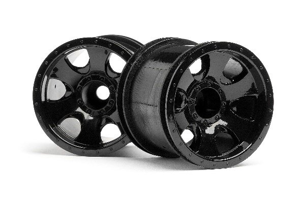 HPI HP106724 Warlock Wheel Black (2.2In/2Pcs)