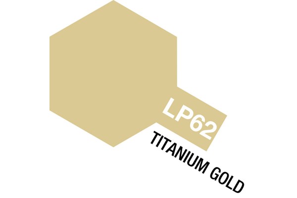 TAMIYA 82162 Lacquer Paint LP-62 Titanium Gold