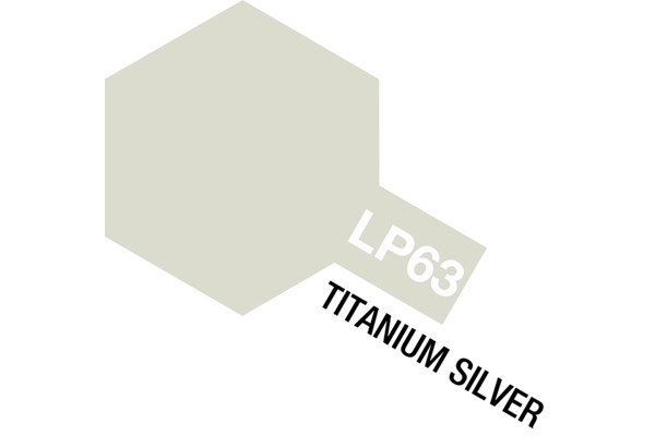 TAMIYA 82163 Lacquer Paint LP-63 Titanium Silver