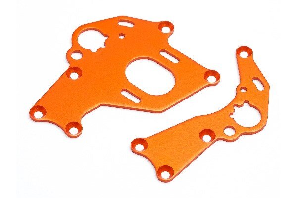 HPI HP106838 Motor Mount Set (Left/Right/Orange)