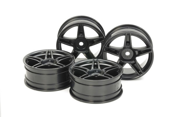 TAMIYA 54853 M-N Twin 5-Spoke Wheels (24mm, Offset +2) 4pcs