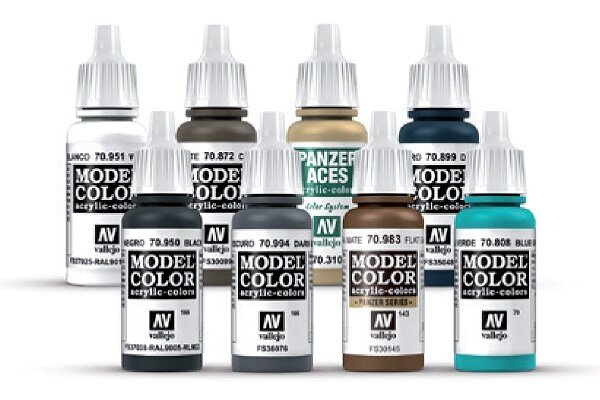 VALLEJO 70231 Infinty Panoceania Paint Set incl. figure 8x17ml