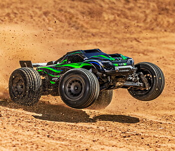 Traxxas Mini XRT RTR TQi VXL-3s Grön - USB-C Laddare / 2s LiPo