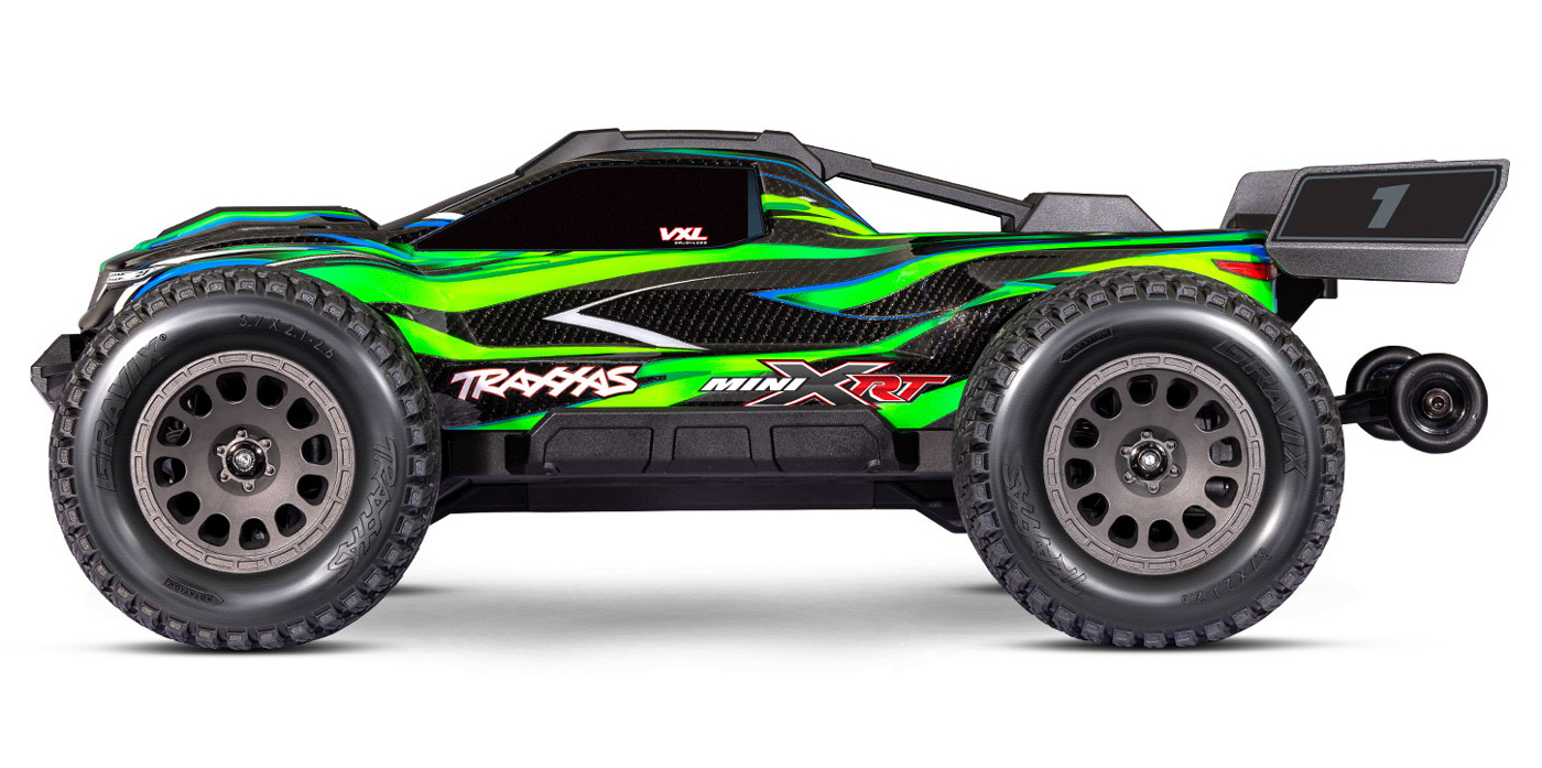 Traxxas Mini XRT RTR TQi VXL-3s Grön - USB-C Laddare / 2s LiPo - 21