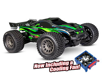 Traxxas Mini XRT RTR TQi VXL-3s Grön - USB-C Laddare / 2s LiPo