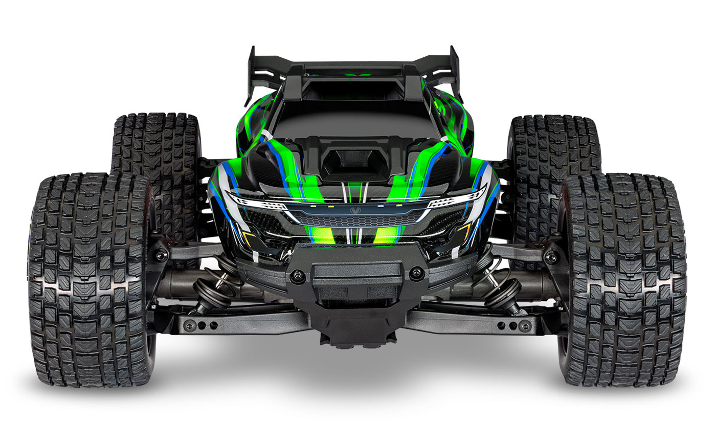 Traxxas Mini XRT RTR TQi VXL-3s Grön - USB-C Laddare / 2s LiPo - 12