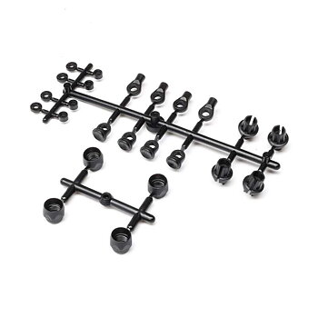 Axial Molded Shock Parts Set: 1/10 SCX10 PRO Comp Scaler AXI233034