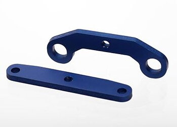 Bulkhead tie bars, front & rear, aluminum (blue-anodized)