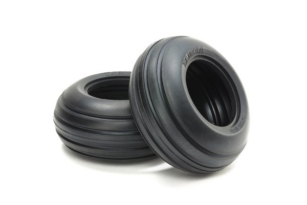 TAMIYA 54865 Ribbed Front Bubble Tires (Soft/2pcs.)