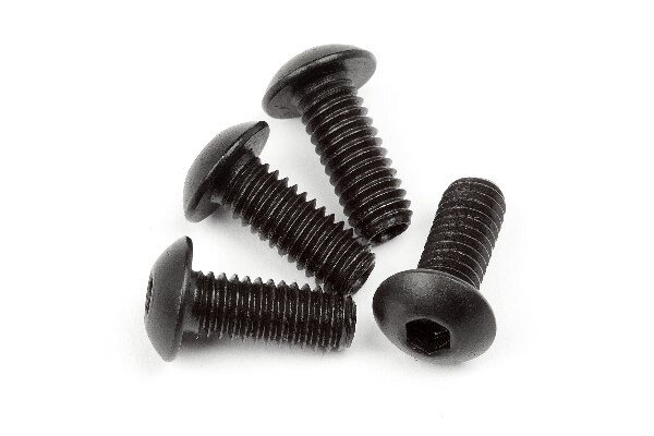 HPI HP107372 Droop Screw M4X10Mm (4Pcs)