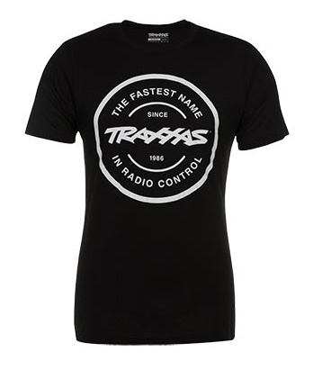 Traxxas 1360-S T-shirt Svart Rund Traxxas-logga S