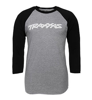 Shirt Raglan Traxxas-logo Grey/Black S (Premium Fit)