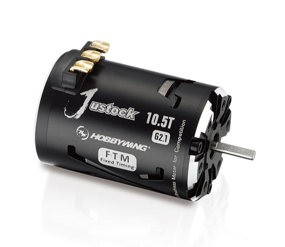 Hobbywing 30408009 Motor Justock 3650 G2.1 10.5T Sensor (Fast Timing) - 2
