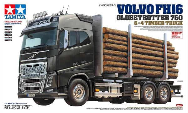 Tamiya 1:14 R/C Volvo FH16 Globetrotter 750 6x4 Timber Tr 56360 - 2