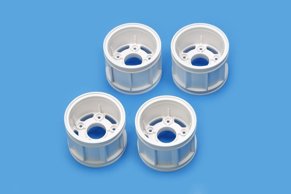 TAMIYA 51618 WR-02CB T Parts (Wheel Rims) (White)