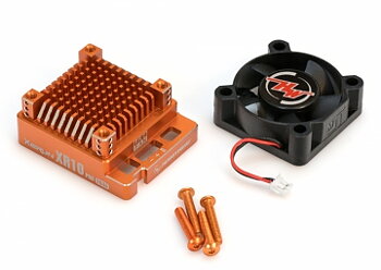 Hobbywing 30850007 Kylfläns orange och fläkt XR10 Pro Optional 3010
