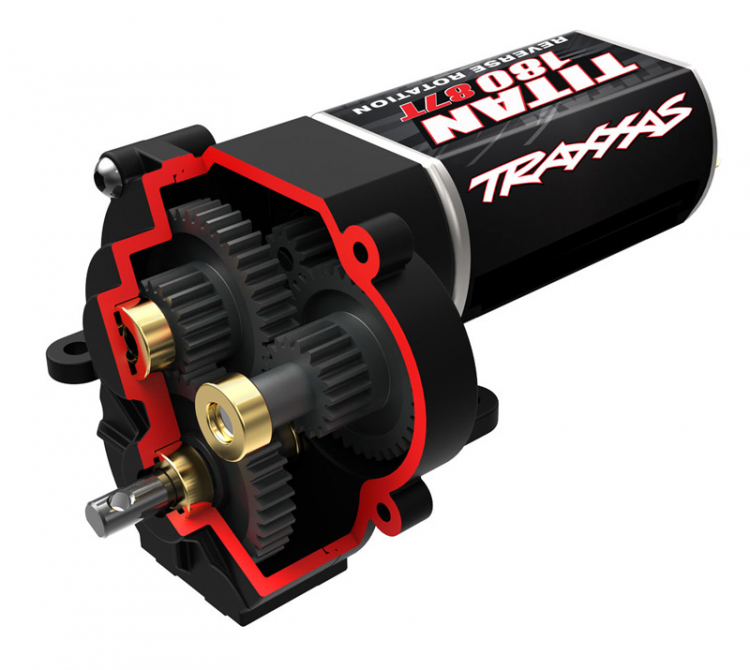 Transmission Trail-Exchange Complete with Motor TRX-4M