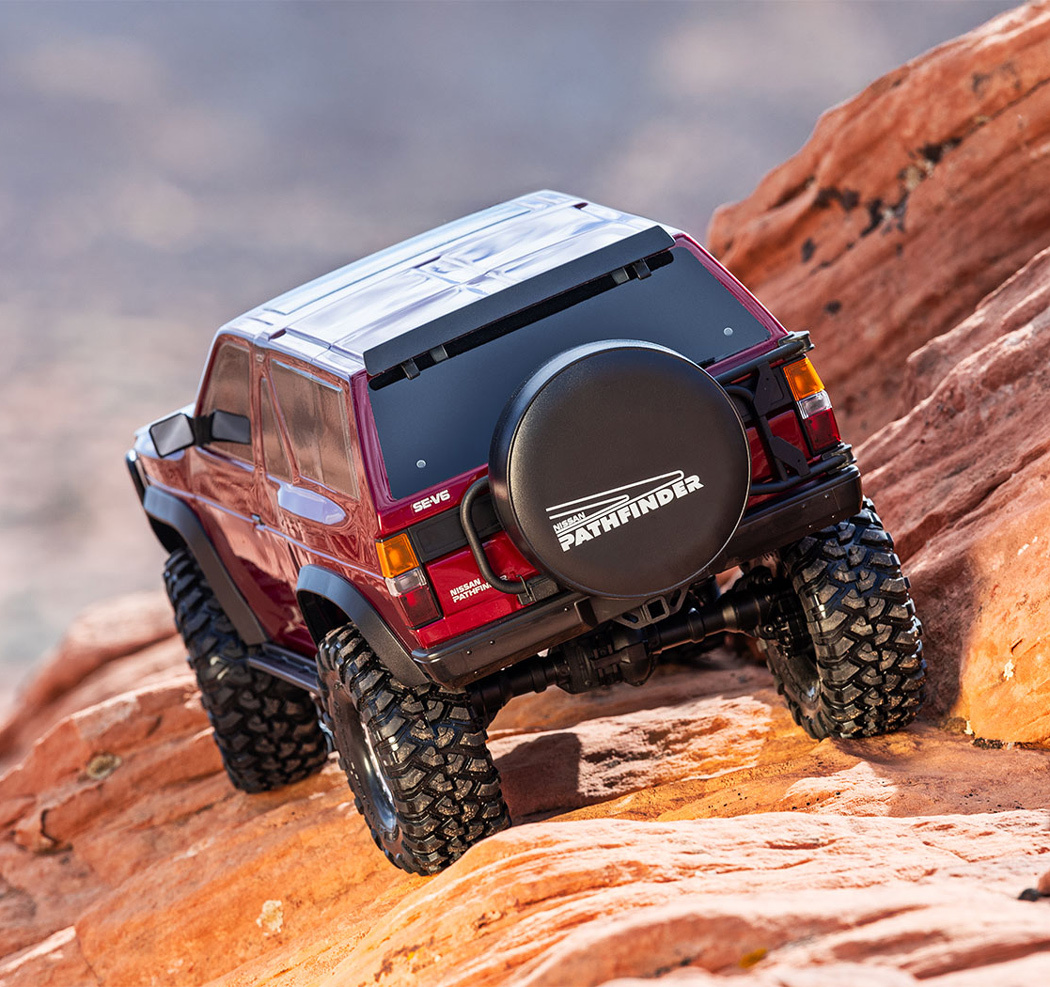 Traxxas TRX-4 Nissan Pathfinder Röd RTR - 3