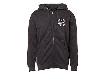 Hoodie with Zipper Black Traxxas-logo L
