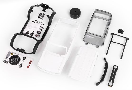 Body TRX-4M Ford Bronco Complete Unpainted