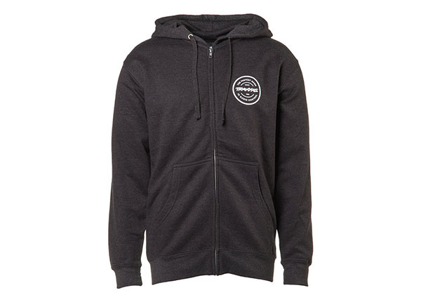 Traxxas 1390-S Hoodie med Blixtlås Svart Traxxas-logga S