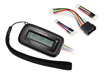 Traxxas 2968X Li-Po Voltmätare/Balanserare med Adapter-Kabel