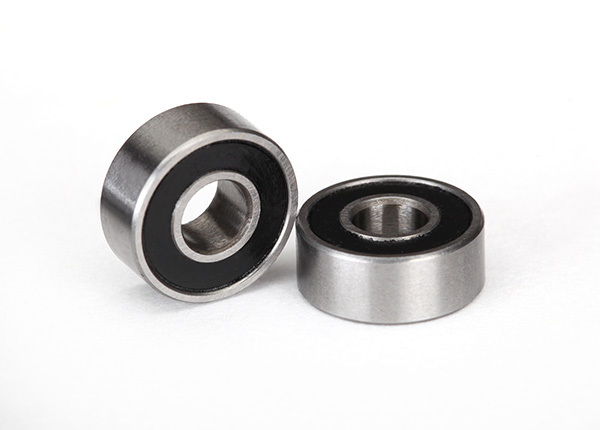 Traxxas 5104A Kullager 4x10x4mm Gummitätat Svart (2)