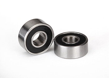 Ball Bearing 4x10x4mm Black Rubber Seal (2)