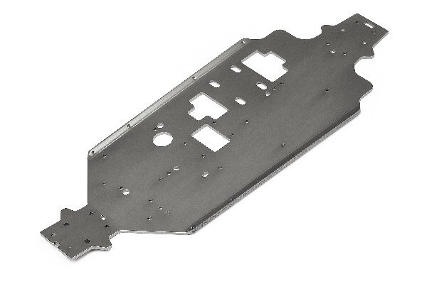 HPI HP107879 Main Chassis (Gunmetal/3Mm)