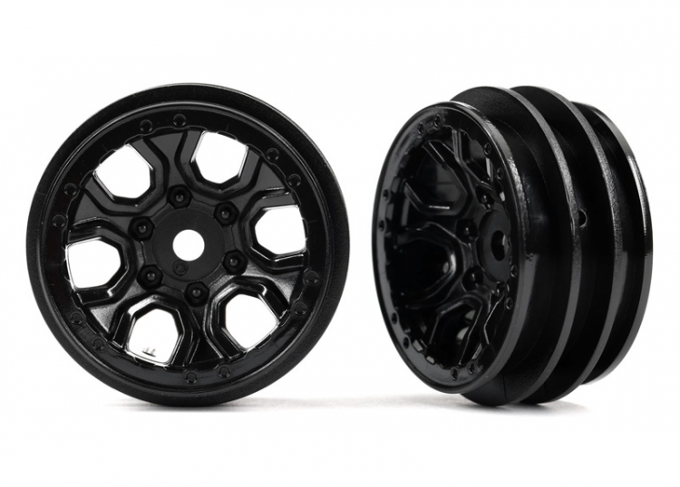 Traxxas 9770 Fälg Spider Svart 1.0" (2)