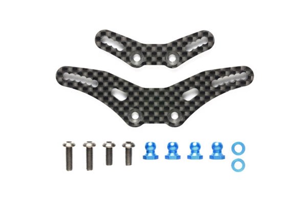 TAMIYA 54909 M-08 Concept Carbon Damper Stay Set (TRF Dampers)