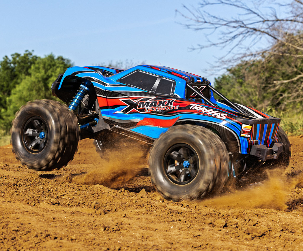 Traxxas X-Maxx ULTIMATE 4WD Brushless TQi TSM Blå-X Limited Edition - 13