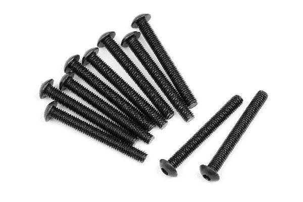 HPI HP107895 Button Head Screw M3X25Mm (10Pcs)