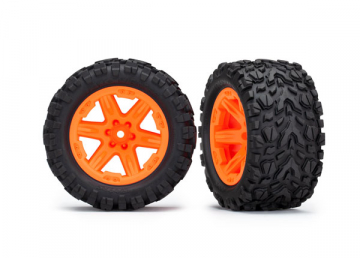 Tires & Wheels Talon Extreme/RXT Orange 2.8" 4WD TSM (2)
