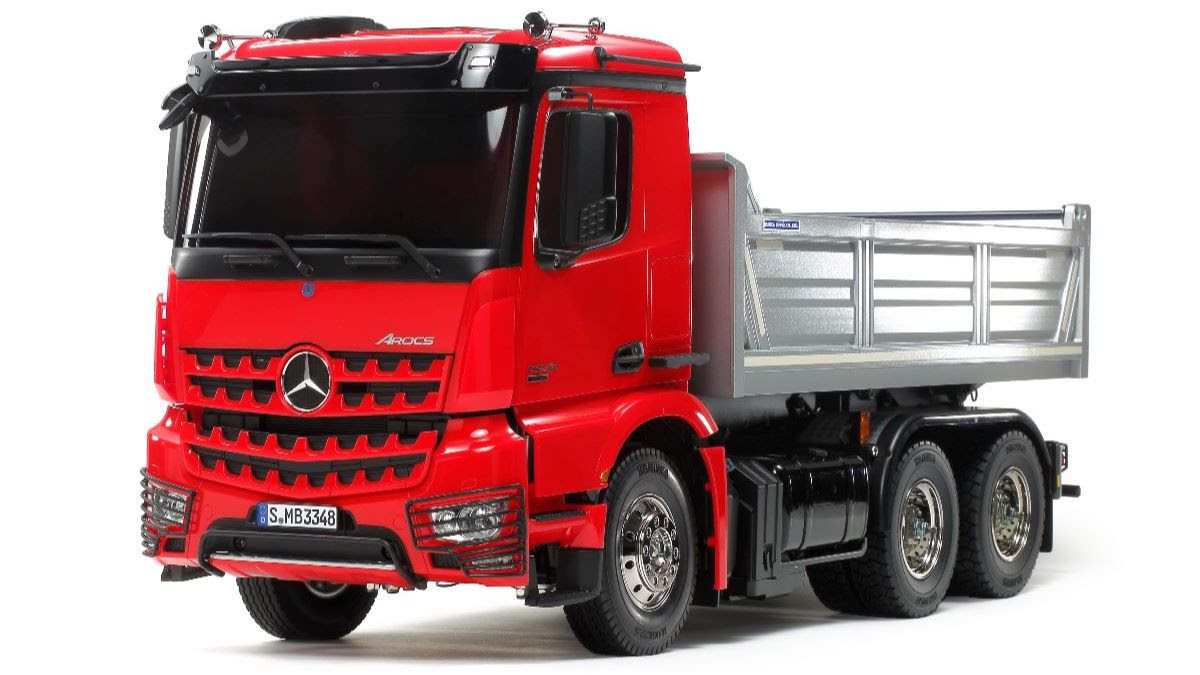 Tamiya 1:14 R/C MB Arocs 3348 6x4 Tipper Truck (Painted) 56361 - 2
